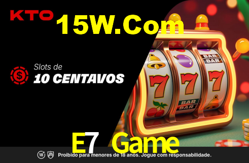 E7 Game App Interface